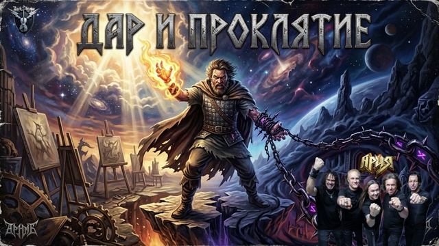 тяжелый рок, рок метал. (Дар и Проклятие) песня в стиле (группе Ария)
