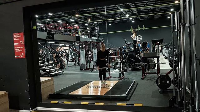 Тяга штанги к поясу. Миништанга