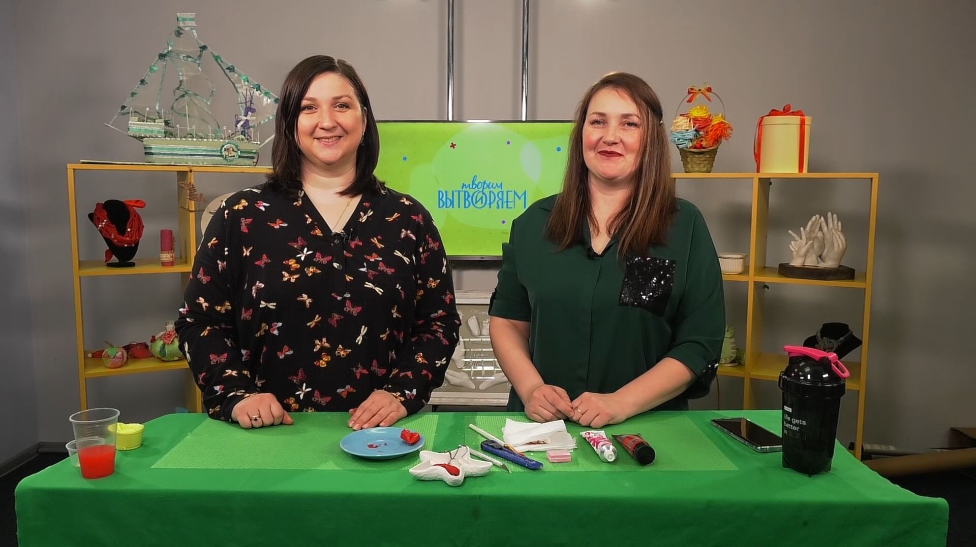 Творим и вытворяем | Слепок губ из гипса