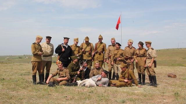 Реконструкция к 9-му мая.Крым,Батарея 29-бис