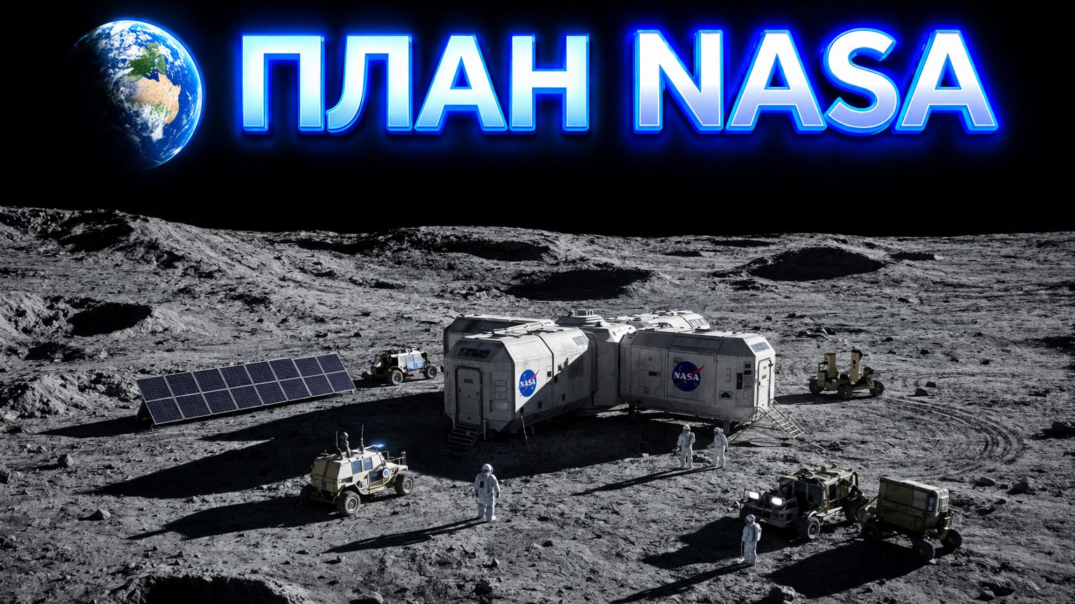 Планы NASA захватить Луну
