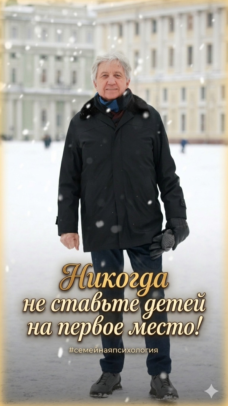 Никогда не ставьте детей на первое место!