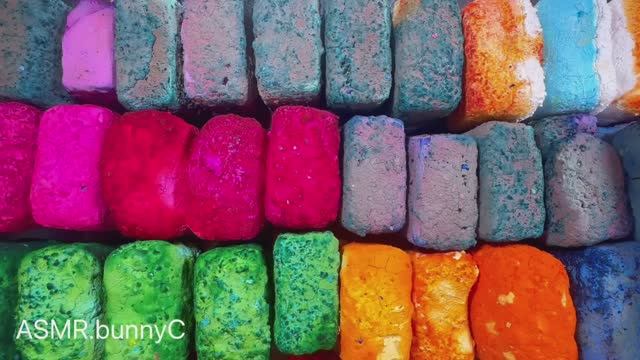 АСМР Мел❤ASMR. Bunny C. Цветной мел в пасте❤09. 04.26 каналу 5месяцев🥳🥳🥳