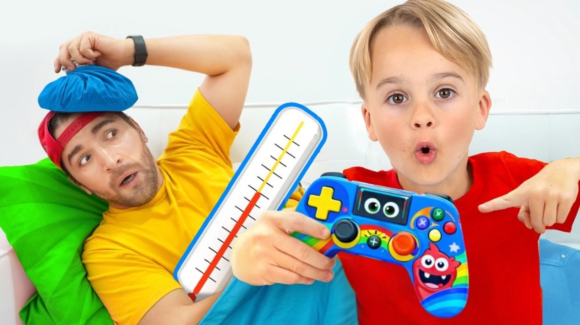 Дети заботятся о дяде и учат его не обманывать