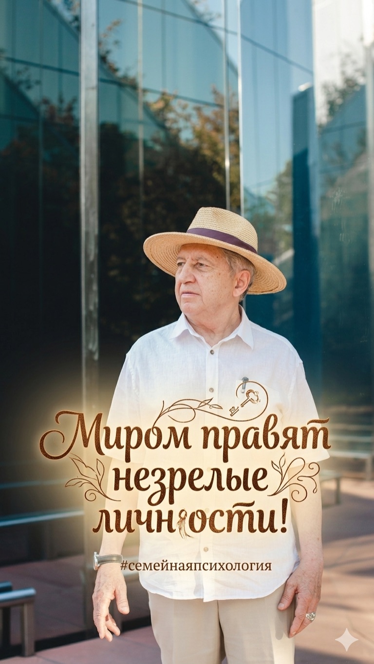 Миром правят незрелые личности!