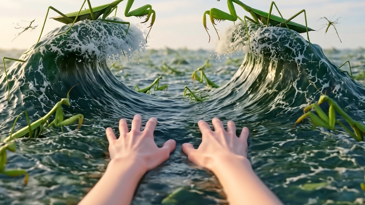 Какую волну выберешь!?🥒 мультики для детей!