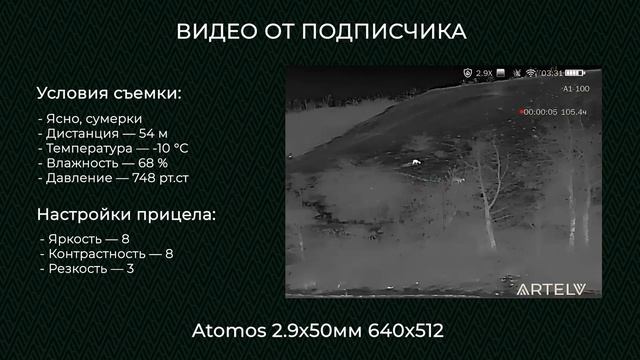 Проверка прикормочной площадки с тепловизором