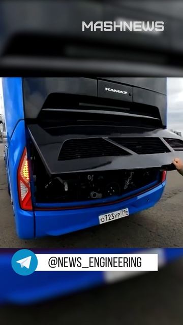 На испытательном полигоне «КАМАЗа» проходят финальные тесты первого в России туристического автобуса