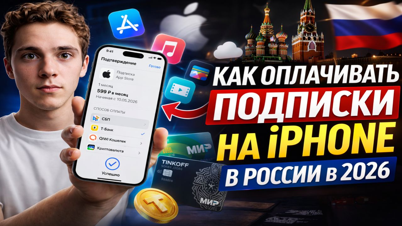 Как оплачивать подписки на IPhone в России в 2026