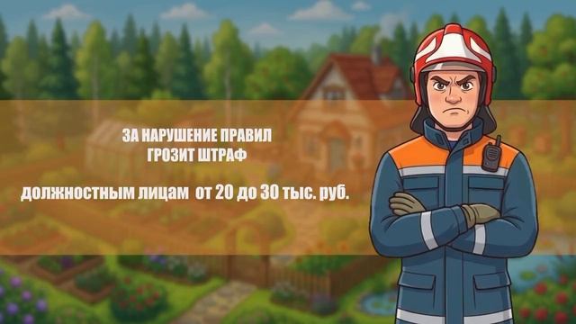 Правила пожарной безопасности