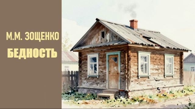М.М. Зощенко. Бедность