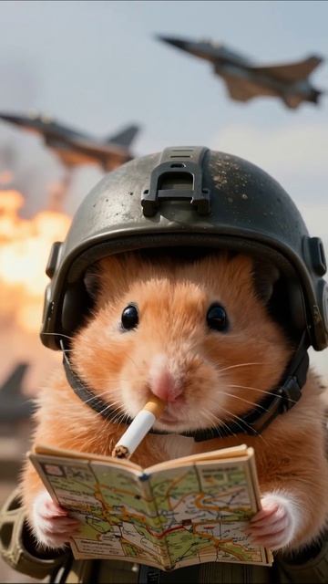 Мышонок-военный: приключения на карте! #юмор #грызун #приключения