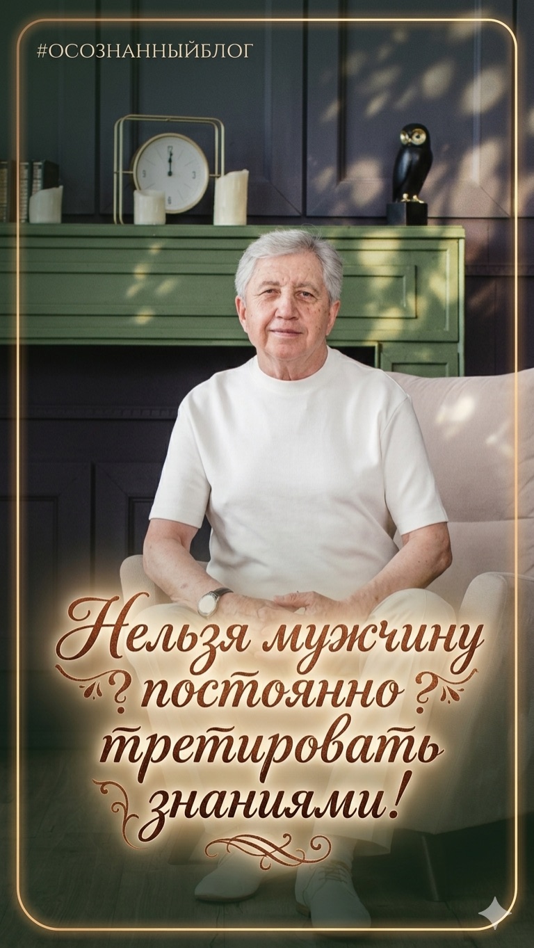 Почему нельзя мужчину постоянно третировать знаниями !