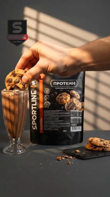 Шоколадное печенье в каждом шейке! 🍫 Протеин легко и вкусно