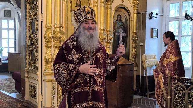 Проповедь митрополита Иоанна в Великий Четверг в храме Рождества Пресвятой Богородицы с.Семеновка