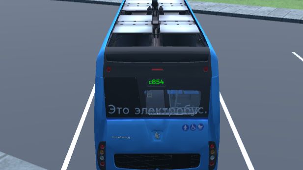 Я катаюсь на электробусе в Яндексе Игры и Водитель Московского Автобуса