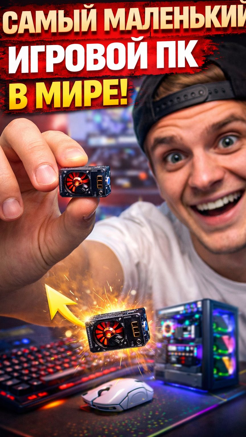 Самый маленький игровой пк в мире!