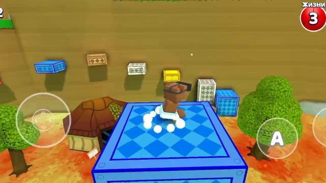 супер медведь прохожу миссию: пол это лава (часть 2)