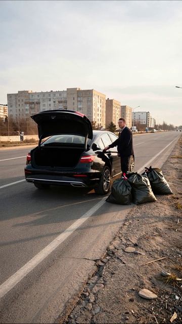 Печальная реальность: у дороги и без надежды #безнадежность #грусть #очистка