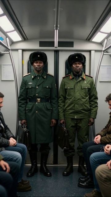 Два солдата в метро: необычная встреча #метро #армия #солдаты