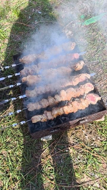 Готовим наш шашлык