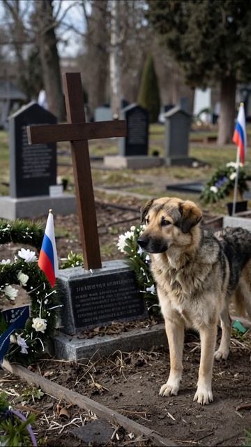 Память о потерянных: слезы на могиле #память #собака #печаль