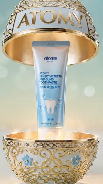 АТОМИ ПАСТА ДЛЯ ЧУВСТВИТЕЛЬНЫХ ЗУБОВ И ДЕСЕН