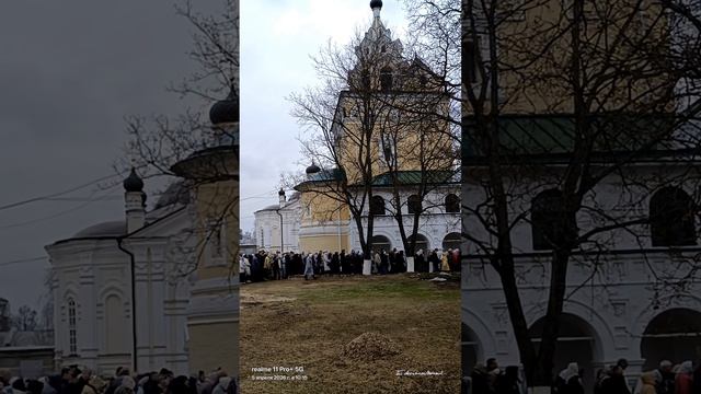 Вербное Воскресенье в Свято-Благовещенском Киржачском женском монастыре.