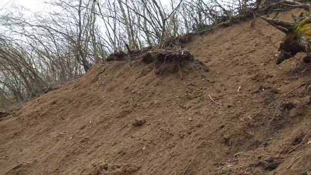 Ополозни в горном месности в Дагестане, после дождя вгорах много ополозни