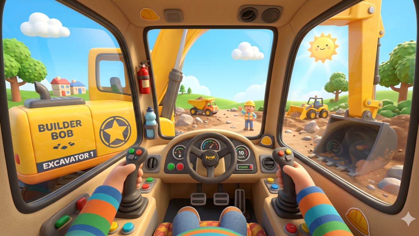 Песенка про Экскаватор! Мультик про Экскаватор! Экскаватор Корона!