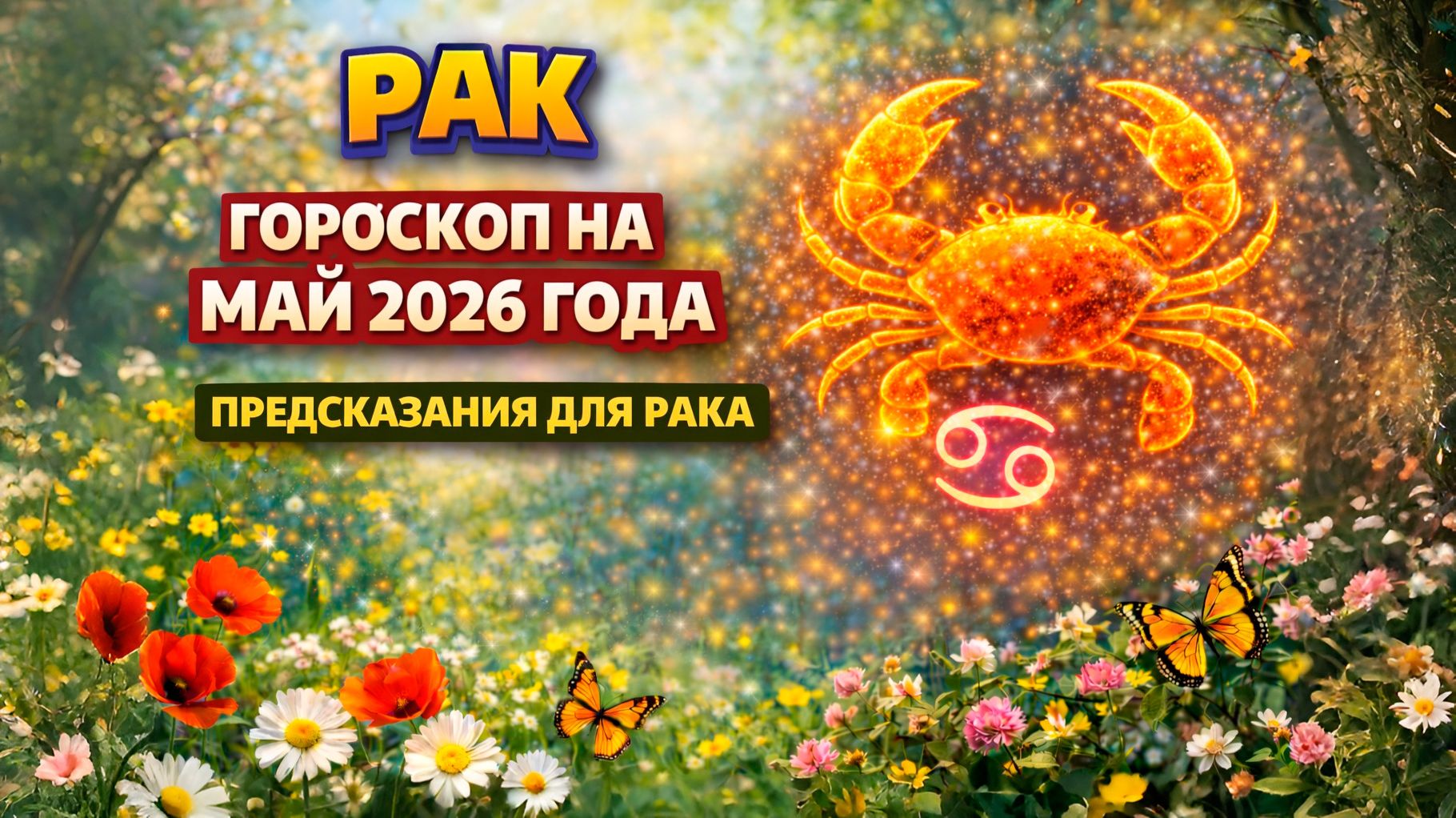 ♋ РАК: гороскоп на май 2026 года | 🔮 Предсказания для Рака ✨