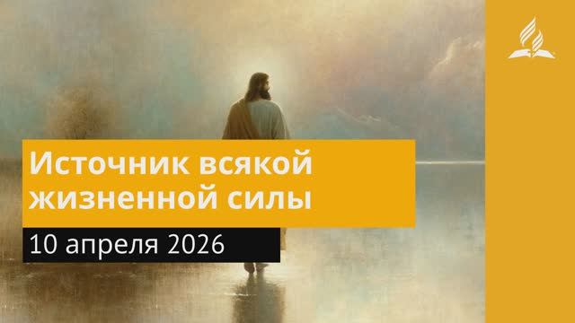 10 апреля 2026. Источник всякой жизненной силы.  Иисус - величайшее имя.