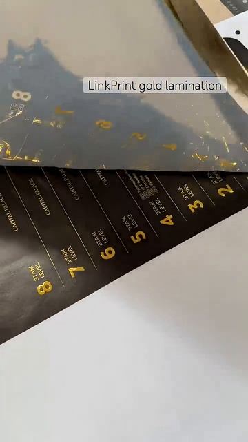 Печать золотом на УФ принтере Linkprint FB690E