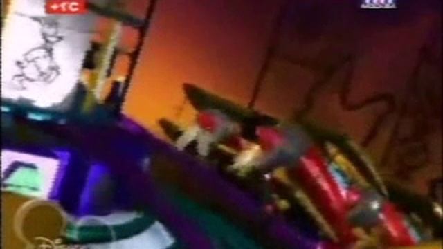 Выход с ночного перерыва и начало мультблока «Disney на ТНТ» (ТНТ, 06.12.2007) Московская версия