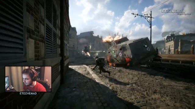 Нарезка стрима от 18.10.2016 мультиплеер Battlefield 1 с Кейком и Гитманом