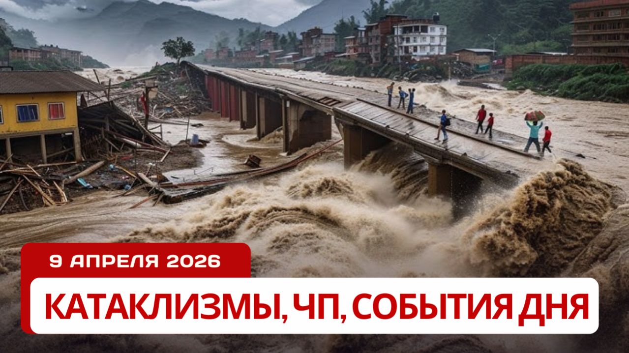 Новости Сегодня 09.04.2026 - Катаклизмы за сегодня, ЧП, События дня | Россия США Китай Европа Индия