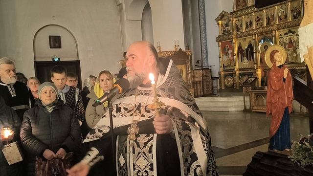 Протоиерей Андрей Галухин. Слово у Креста в Великий Четверток, 9 апреля 2026 г.