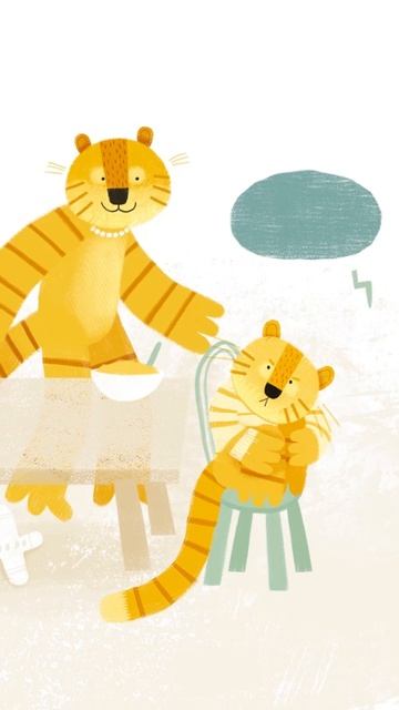 Как живут тигрята 🐯 #шортс #природа #мультик