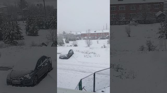 Вчера было жарко и солнечно, а сегодня гляди, снова зима!