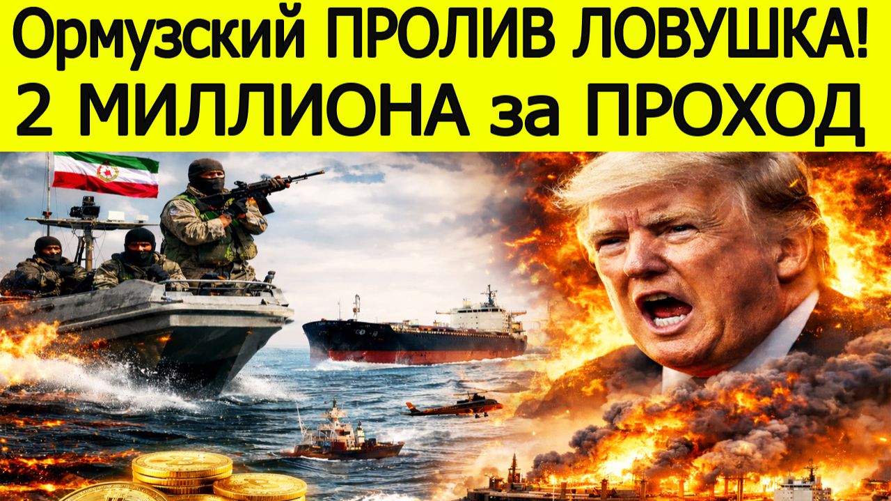 ⚡ Ормузский пролив превратился в ЛОВУШКУ! Иран закрывает проход для всех судов 💥