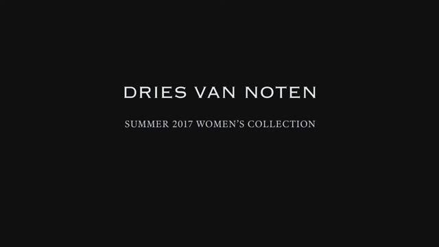 Показ женской коллекции Dries Van Noten 098 весна-лето 2017