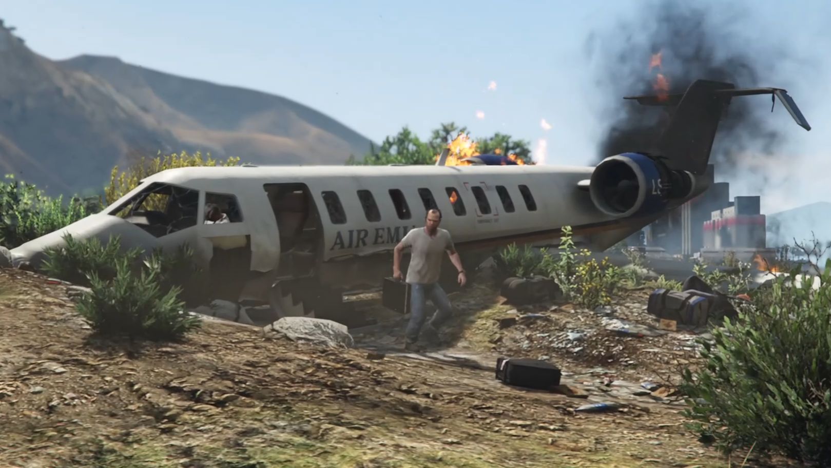 50. GTA 5 прохождение - я сбил не тот самолёт =)