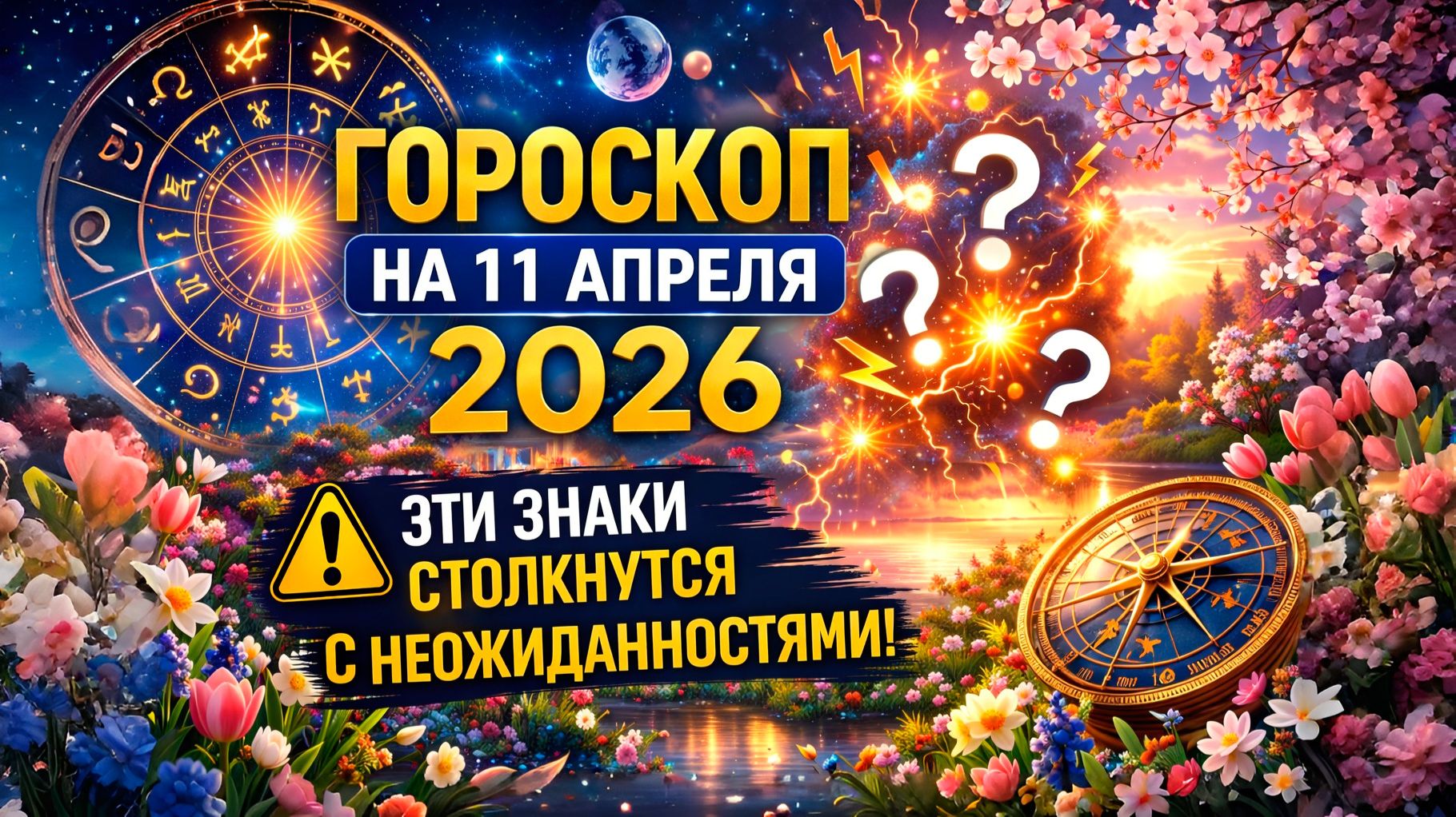 Гороскоп на 11 апреля 2026 ⚠️ Эти знаки столкнутся с неожиданностями!