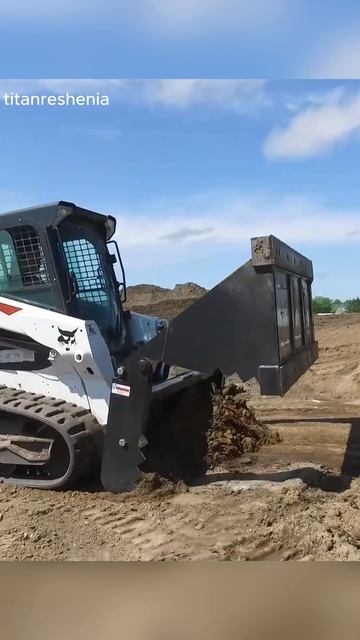 Ковш 4 в 1 на мини погрузчик