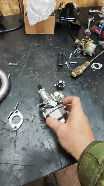 Патрубоки готовы, 150 кубов на Альфу