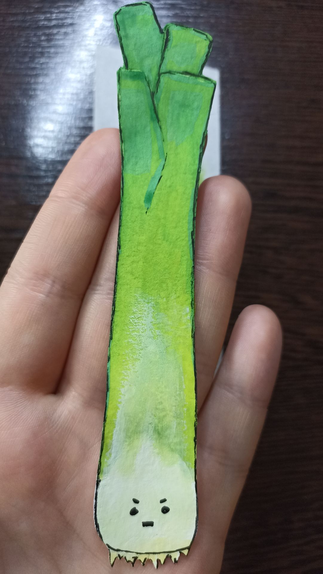 Недовольный лук-порей