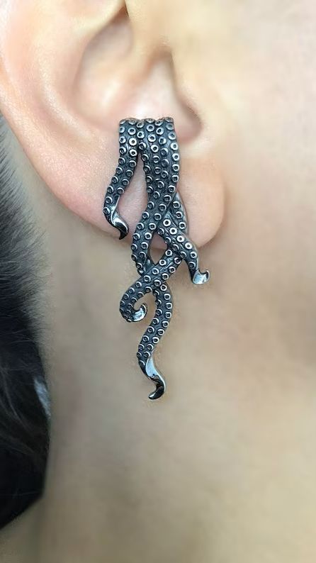 Серьги-джекеты 