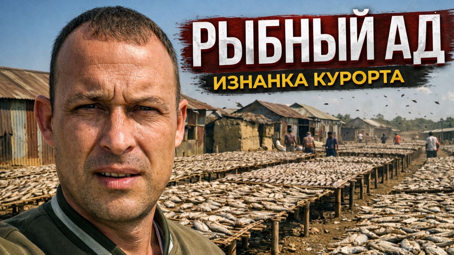 ОБРАТНАЯ СТОРОНА КОКС-БАЗАРА: как в Бангладеш сушат рыбу тоннами