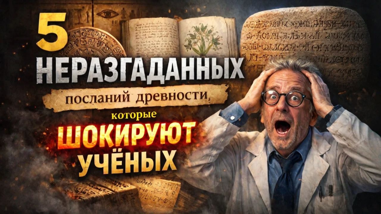 5 НЕРАЗГАДАННЫХ посланий древности, которые шокируют учёных