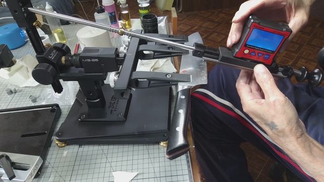 Заточка кухонного ножа на LXP MC25.